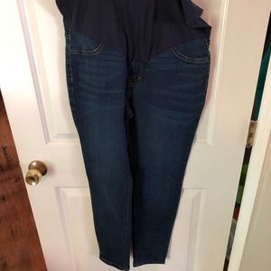 PinkBlush skinny maternity jeans- full belly panel